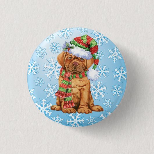 Happy Howlidays Dogue Button (Vorderseite)