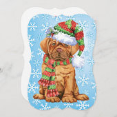 Happy Howlidays Dogue Feiertagskarte (Vorne/Hinten)