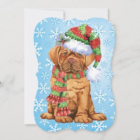 Happy Howlidays Dogue Feiertagskarte (Vorderseite)