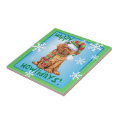 Happy Howlidays Dogue Fliese (Seite)