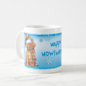 Happy Howlidays Dogue Kaffeetasse (Vorderseite Links)