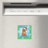 Happy Howlidays Dogue Magnet (In Situ (Geschirrspüler))