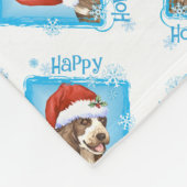 Happy Howlidays English Cocker Spaniel Fleecedecke (Ecke)