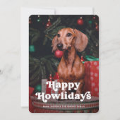 Happy Howlidays | Foto eures Hundes Weihnachten (Vorderseite)