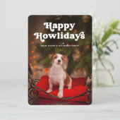 Happy Howlidays | Foto eures Hundes Weihnachten (Stehend Vorderseite)