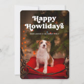 Happy Howlidays | Foto eures Hundes Weihnachten (Vorderseite)