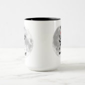 Happy Howlidays Funny Werewolf Tasse (Zentrum)