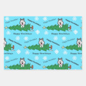 Happy Howlidays Geschenkpapier Set (Vorderseite 3)