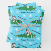 Happy Howlidays Geschenkpapier Set (Beispiel)