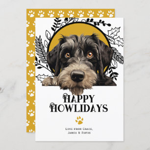 Happy Howlidays Giant Schnauzer Dog Weihnachten