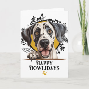 Happy Howlidays Great Dane Dog Weihnachten