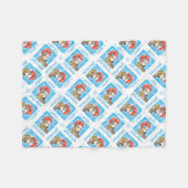 Happy Howlidays Greyhound Fleece Blanket (Vorderseite (Horizontal))