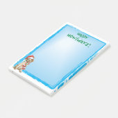 Happy Howlidays Griffon Post-it Klebezettel (angewinkelt)