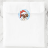 Happy Howlidays GWP Classic Round Sticker (Tasche)