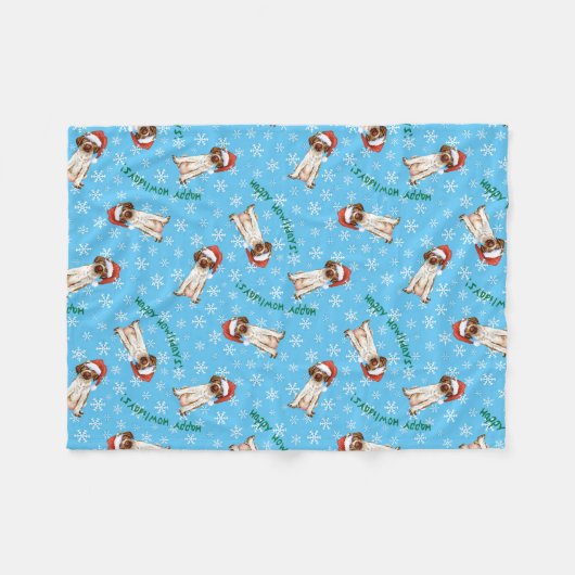 Happy Howlidays GWP Fleece Blanket (Vorderseite (Horizontal))