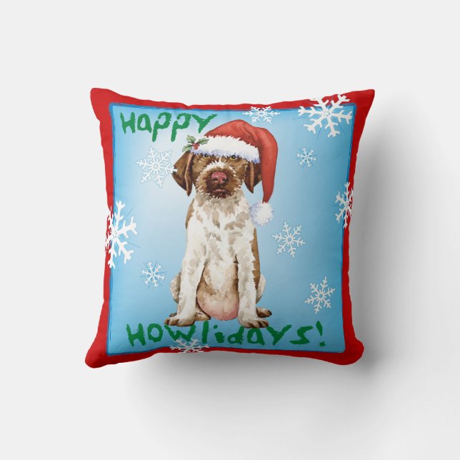 Happy Howlidays GWP Throw Kissen (Rückseite)