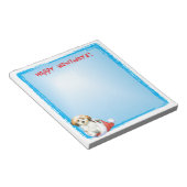 Happy Howlidays Havanese Notizblock (angewinkelt)