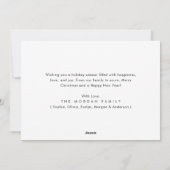 Happy Howlidays Hund Foto Weihnachtsgrüße Feiertagskarte (Rückseite)