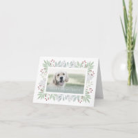 Happy Howlidays Hunde Begrüßungskarte - geklappt