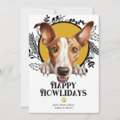 Happy Howlidays Ibizan Hound Hund Weihnachten (Vorderseite)