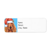Happy Howlidays Irish Setter (Vorne)