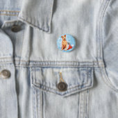 Happy Howlidays Irish Terrier Button (Beispiel)