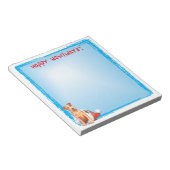 Happy Howlidays Irish Terrier Notepad Notizblock (angewinkelt)