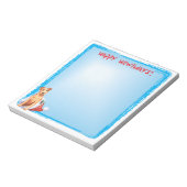 Happy Howlidays Irish Terrier Notepad Notizblock (Rotiert)