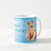 Happy Howlidays Irish Terrier Tasse (VorderseiteRechts)