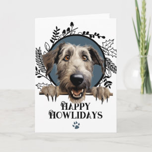 Happy Howlidays Irish Wolfhound Dog Weihnachten