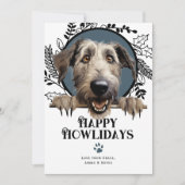 Happy Howlidays Irish Wolfhound Dog Weihnachten (Vorderseite)