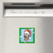 Happy Howlidays Irish Wolfhound Magnet (In Situ (Geschirrspüler))