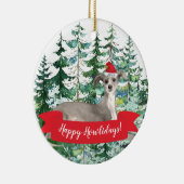 Happy Howlidays Italian Greyhound Dog Christmas or Keramik Ornament (Rechts)