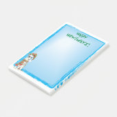 Happy Howlidays Italian Greyhound Post-it Klebezettel (angewinkelt)