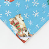 Happy Howlidays Jack Russell Terrier Fleecedecke (Ecke)