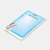Happy Howlidays Jack Russell Terrier Post-it Notes Klebezettel (angewinkelt)