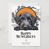Happy Howlidays Kerry Blue Terrier Weihnachten (Vorderseite)