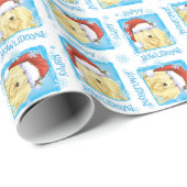 Happy Howlidays Komondor Geschenkpapier (Rolleneckpunkt)