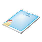 Happy Howlidays Komondor Notizblock (Rotiert)