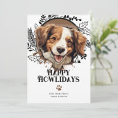 Happy Howlidays Kooikerhondje Dog Weihnachten (Stehend Vorderseite)