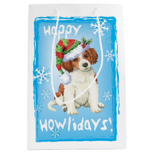 Happy Howlidays Kooikerhondje Mittlere Geschenktüte