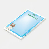 Happy Howlidays Kooikerhondje Post-it Klebezettel (angewinkelt)