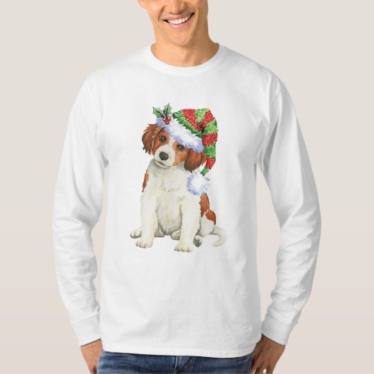 Happy Howlidays Kooikerhondje T-Shirt (Vorderseite)