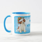 Happy Howlidays Kooikerhondje Tasse (Links)