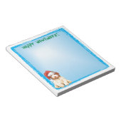 Happy Howlidays Lagotto Romagnolo Notepad Notizblock (angewinkelt)