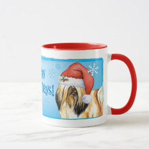 Happy Howlidays Lhasa Apso Tasse