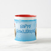 Happy Howlidays Lhasa Apso Tasse (Zentrum)