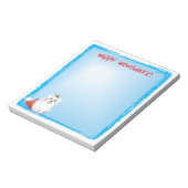 Happy Howlidays Maltese Notizblock (Rotiert)