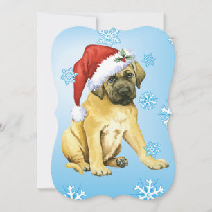 Happy Howlidays Mastiff Feiertagskarte