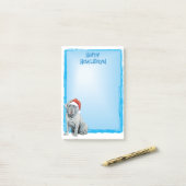 Happy Howlidays Mastino Post-it Notes Klebezettel (Auf Schreibtisch)